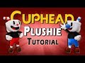 DIY Cuphead & Mugman Plushies - FREE PATTERN! Sock Plush Tutorial