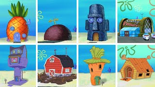 ALL Spongebob Houses Vs poppy playtime chapter 3