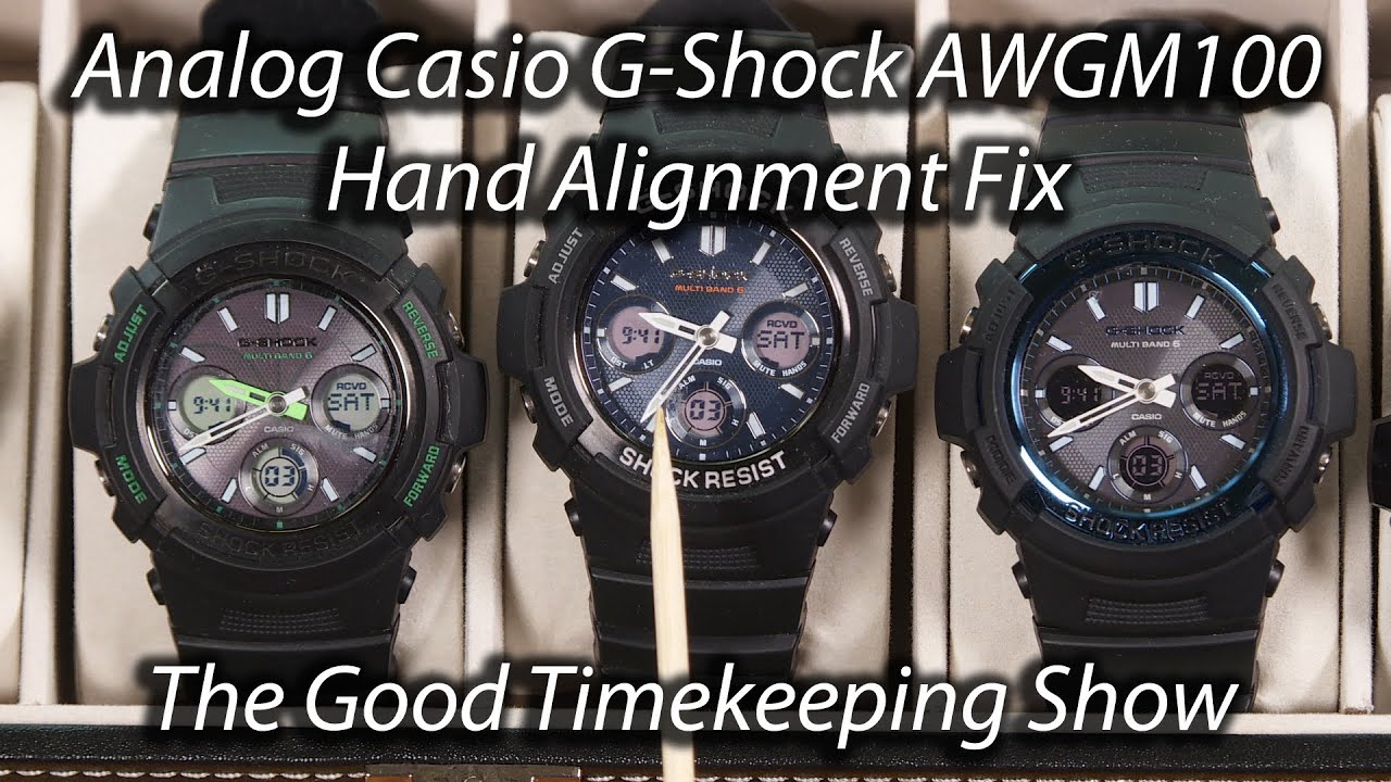 Adjusting Hand Alignment Module No. 5689 G-SHOCK - Support - CASIO