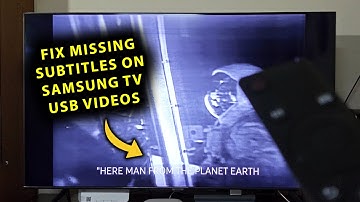 How To Fix Subtitles Not Showing On Samsung Smart TV USB Videos | (Movies Via Pendrive, SSD, Etc.)