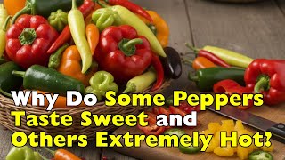 Why Peppers Can Taste Sweet or Become Extremely Hot