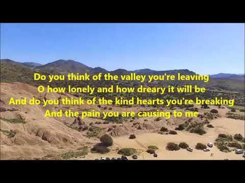 Red River Valley ( Karaoke ) - With &quot;Vasquez Rocks Natural Area Park&quot; Aerial Shot
