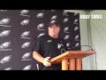 #Eagles coach Chip Kelly talks about finishing strong in minicamp.