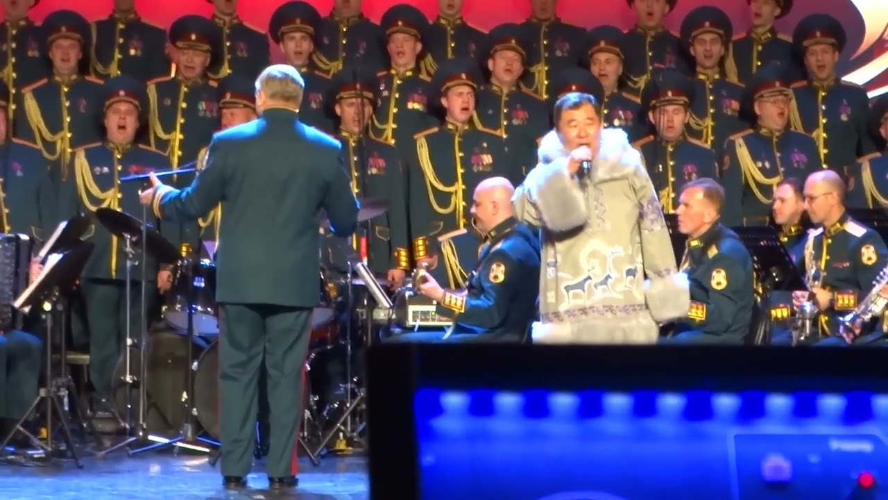 Руслан Саможапов & Норпол Цыденов & ансамбль Нацгвардии РФ -Увезу тебя я в тундру(Вологда 09/05/24)