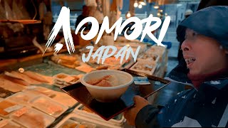 24 Hours in AOMORI, Japan: Seafood, Apples and a Castle in the Falling Snow