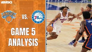 Knicks Lose Heartbreaker At Home, Sixers Force Game 6 | New York Knicks