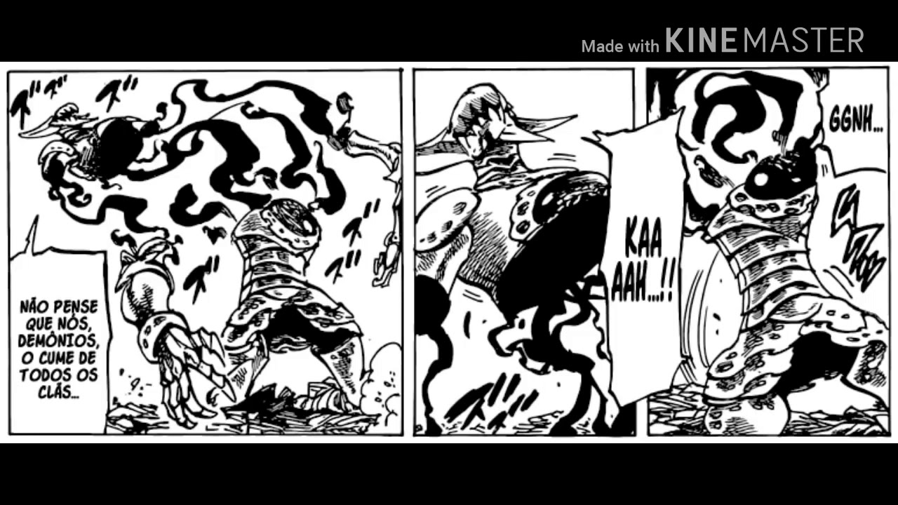 Escanor vs Galan dos dez mandamentos(nanatsu no taizai) - YouTube
