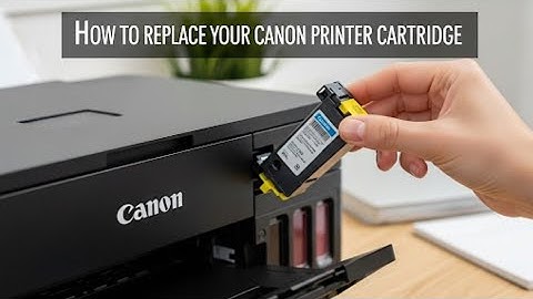 How to Replace Ink Cartridges in a Canon Printer