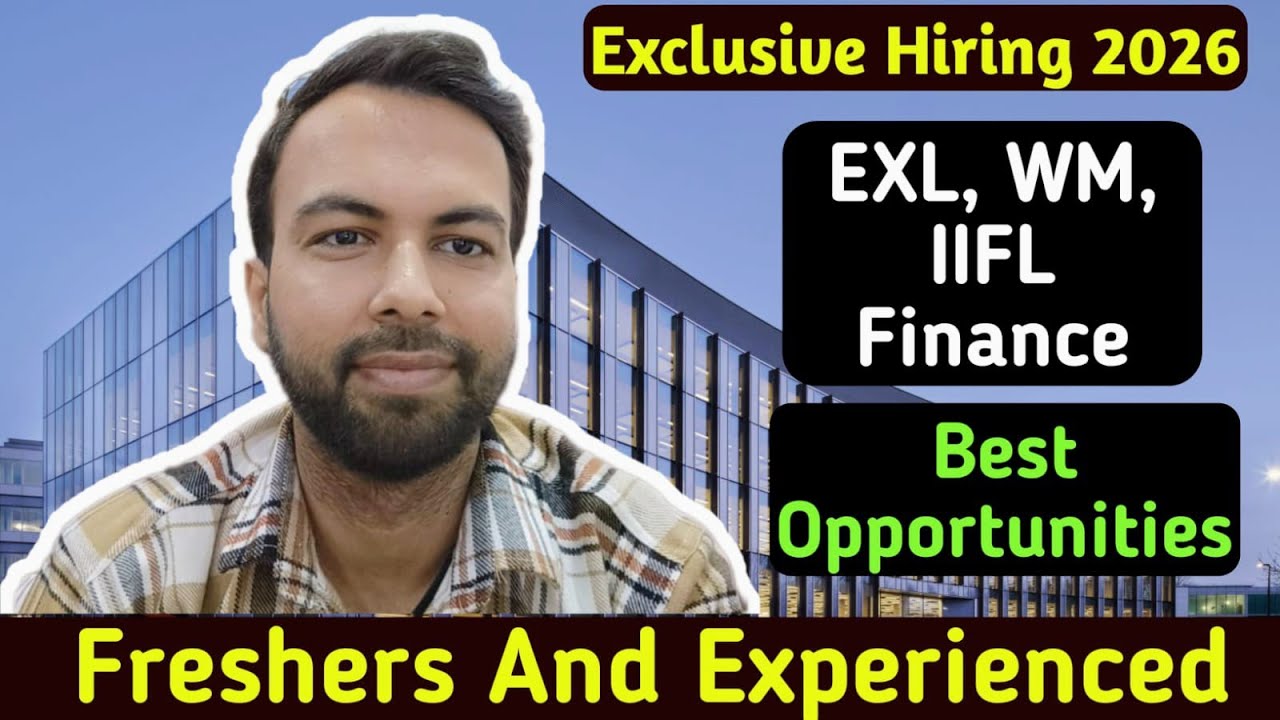 WM Hiring 2026 | Freshers Jobs 2026 | EXL Hiring 2026 | IIFL Finance Jobs 2026 | Neeraj Bhatia Vlogs