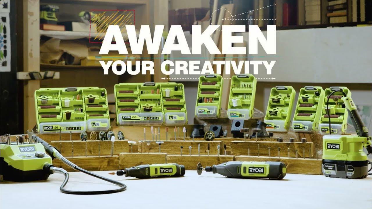 RYOBI® Rotary Accessories Carving & Engraving YouTube