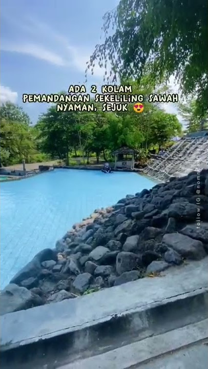 Umbul Siblarak, Sidowayah, Polanharjo, Klaten. Berenang dengan suasana yang masih asri.