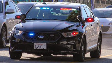 LAPD West LA Gang Unit Responding Code 3