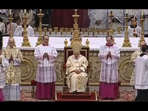 Christmas Eve Holy Mass In Vatican With Pope Benedict XVI 2009