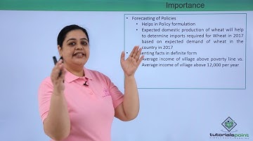Class 11th – Importance and Limitations of Statistics in Economics | Tutorials Point