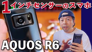 【カメラ】AQUOS R6のカメラ！1インチセンサーって何が凄いの？使ってみてわかること！