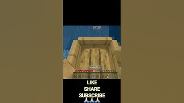 Minecraft, But Every Block You Touch Turns into Oak Wood Planks || #minecraft #minecraftshorts