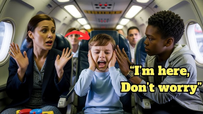 Female Millionaire's AUTISTIC Son Was Screaming Mid Flight — Until a POOR Black Boy Shocked Everyone - YouTube