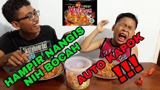 BOCAH VS DEWASA  || CHALLENGE NEKAT MAKAN SAMYANG AUTO NANGIS