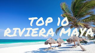 ¡Top 10 lugares más HERMOSOS de la Riviera Maya! ¡Cerca de Cancún!