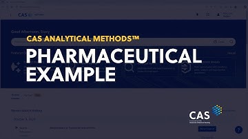 CAS Analytical Methods: Pharmaceutical Example