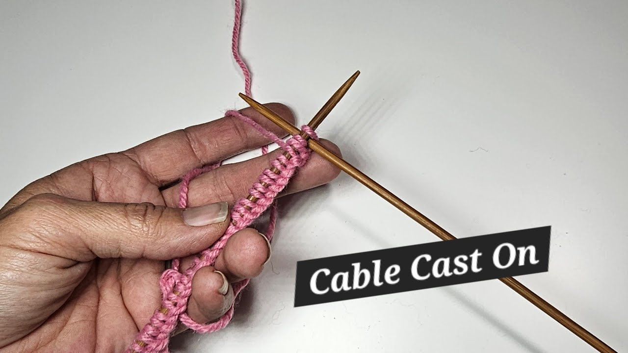 Cast Cable Cable Cast On - knitting - YouTube