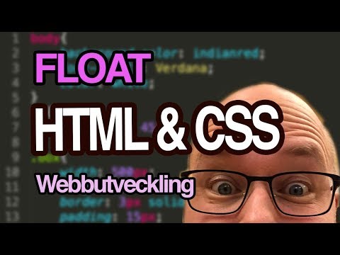 HTML & CSS - Float - Webbutveckling