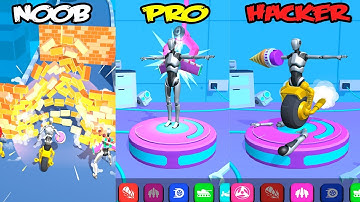 Merge Cyborg - NOOB vs PRO vs HACKER