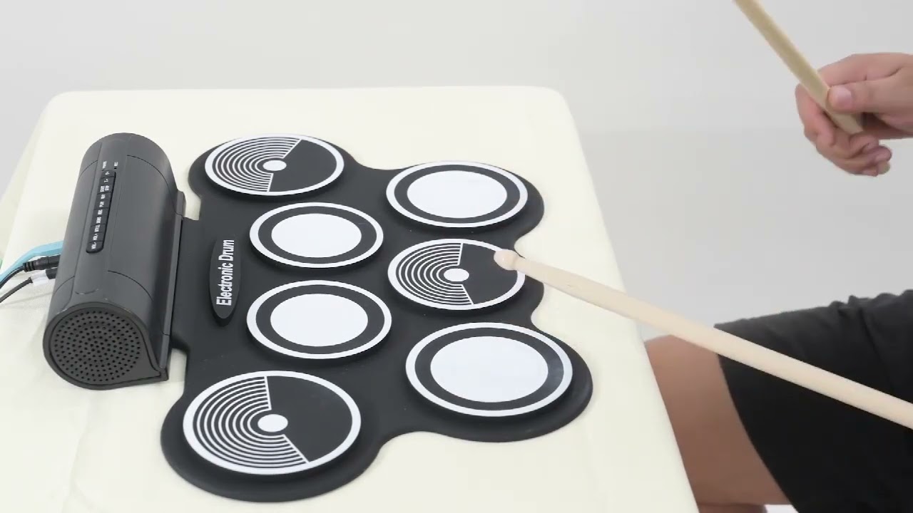 Wholesale 7 pads electronic drum kit Konix MD759 Digital Midi