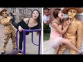 Street Troll - Must Watch New Funny😂 😂 Part 18 - Can't stop laughing【Laugh torn mouth】
