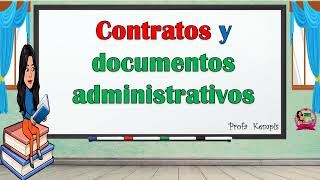 Contratos y documentos administrativos
