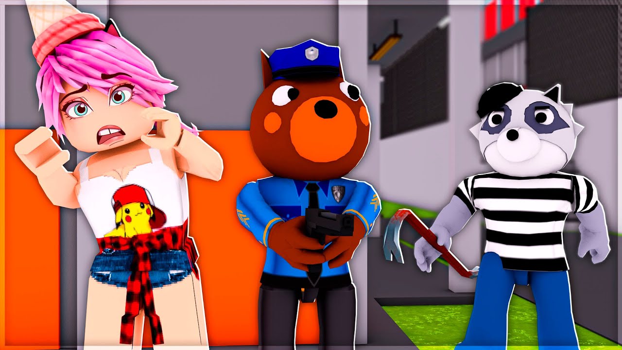 PIGGY BOOK 2 - DOGGY POLICIA BUSCANDO A RASH EL LADRON - YouTube