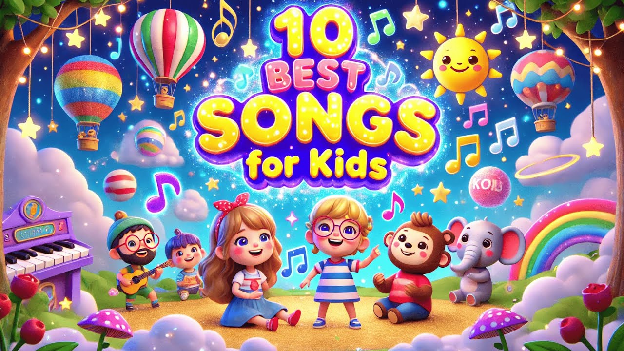 10 Best Songs for Kids | Nursery Rhyme | Song For Kids | Collection 1 ⭐ ...
