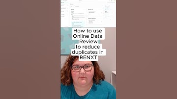 How do I use the online constituent review tool to reduce duplicates in RE NXT?