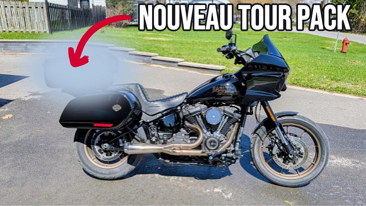 Police Tour Pack pour mon Harley-Davidson Lowrider ST (FXLRST)