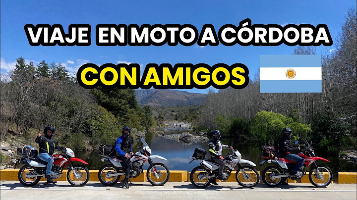 TREMENDO viaje en MOTO por CÓRDOBA ARGENTINA 🇦🇷😍 AVENTURA con AMIGOS 😱🤯