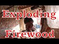 Exploding Firewood - Laugh At My Expense.