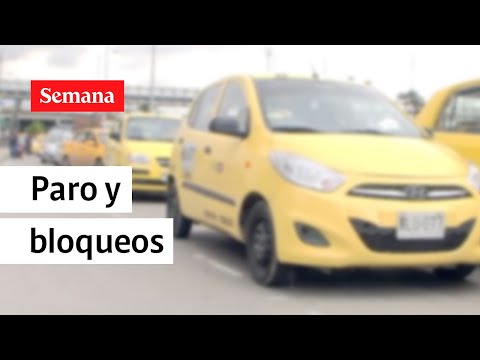 Protesta de taxistas en Barranquilla | Videos Semana