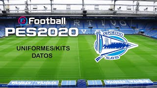 UNIFORMES KITS DEPORTIVO ALAVÉS PES 2020