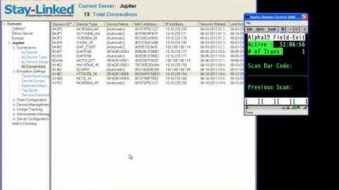 Using the Key List to Access Mnemonic Commands in Stay-Linked