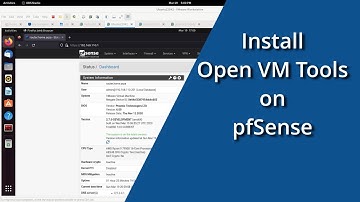 Install open-vm-tools on pfSense