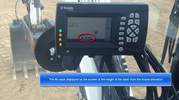 Trimble GCSFlex - Getting RealTime Guidance from a Laser Reference