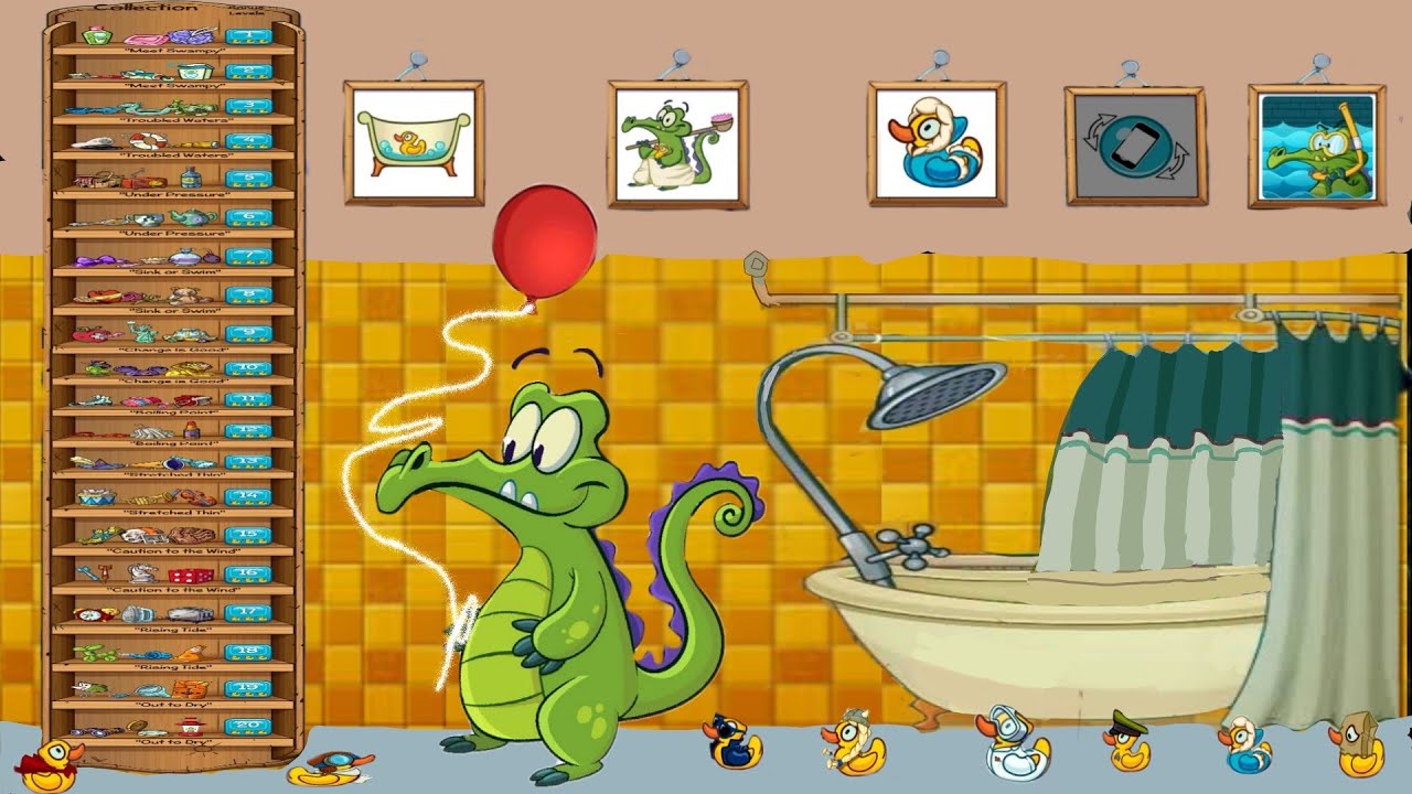 Where's my water? 1 💦💦💦gameplay walkthrough collection  🎀 SWAMPY 🎀(Android,ios)