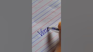 how to write your beautiful name in cursive writing | cursive writing practice #viral #video