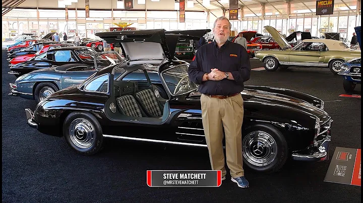 1955 Mercedes-Benz 300SL Gullwing // Steve Matchett at Mecum Kissimmee 2023