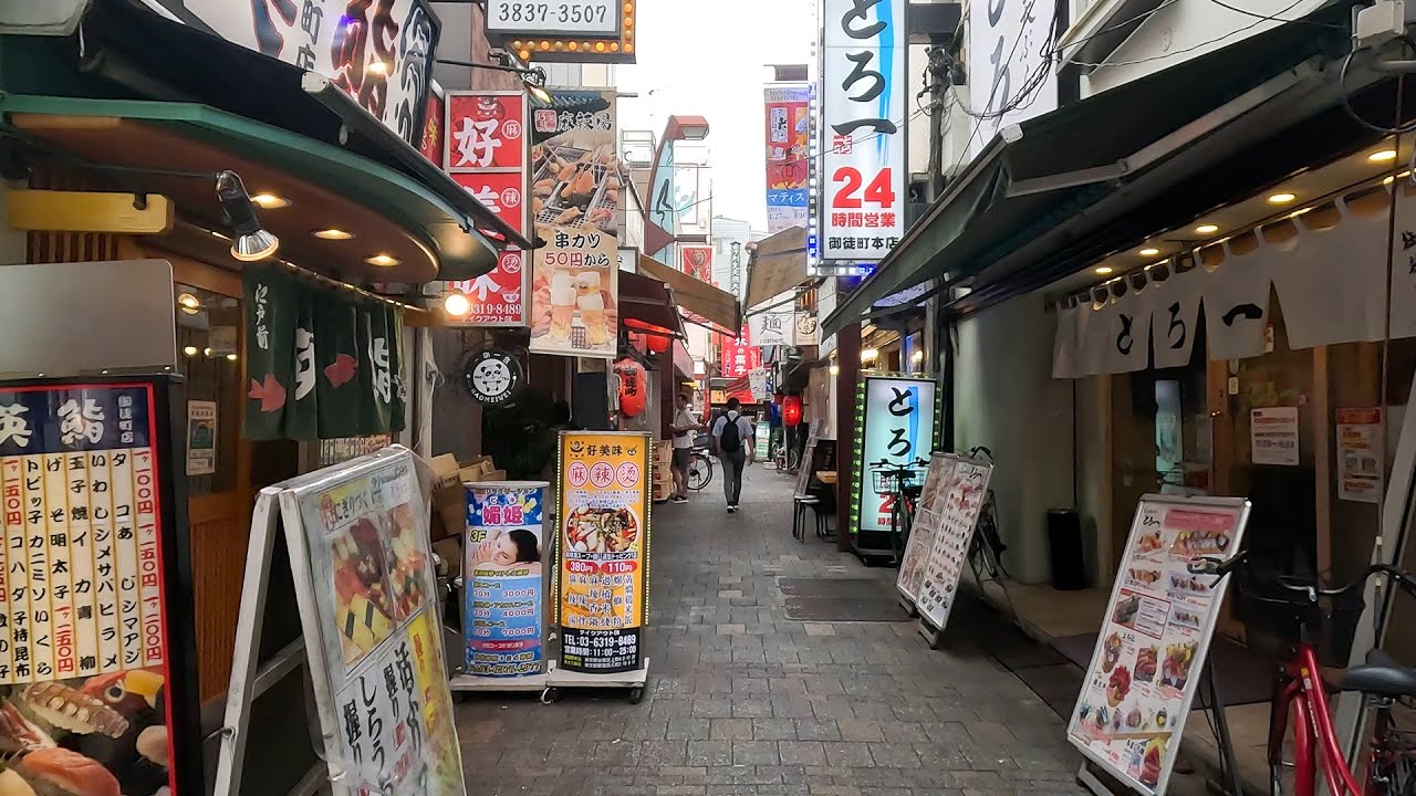 Tokyo, Japon | Avenue Chuo dori | Visite à Pied 4K