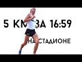 5 км на стадионе за 16:59