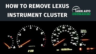 How To Remove 19921996 Lexus SC300 SC400 Instrument Cluster for Gauge Repair & LED Upgrade | TAE