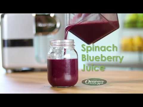 Omega Spinach Blueberry Juice Recipe