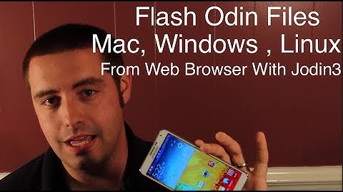 Flash Odin Files With Jodin3 Web App Mac, Windows, Linux