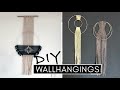 Moderne DIY Boho Wallhangings - Wohnzimmer Wanddeko